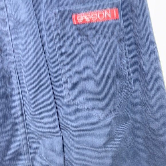 SASSON Vintage 80's Navy Blue Corduroy Midi Skirt Size Medium - Picture 3 of 5